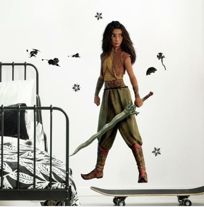 Disney's Raya & the Last Dragon Giant Wall Decal by RoomMates, Multicolor