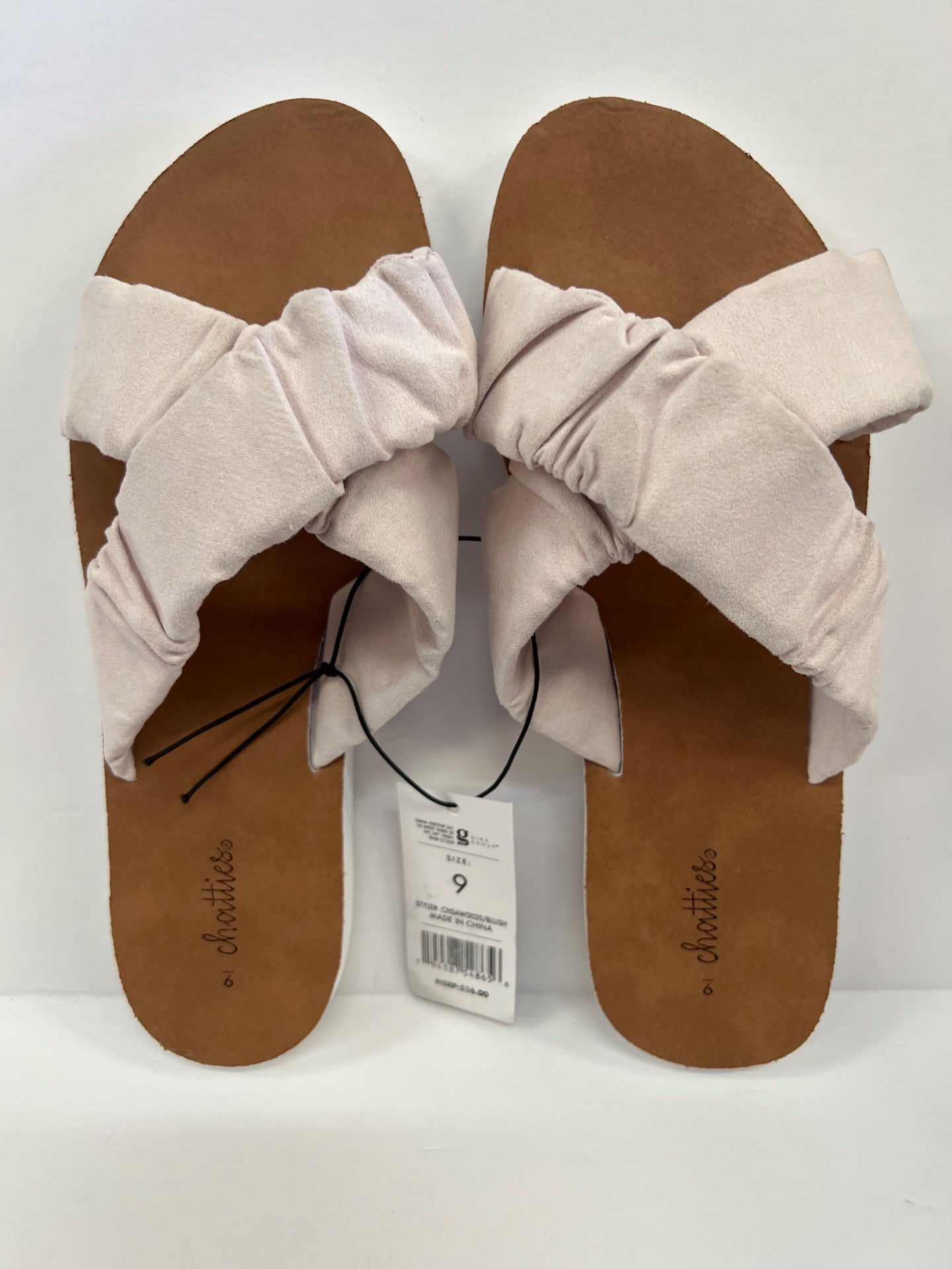 Chatties Slide Sandals - Blush Pink - Size 9 (Retail Price $36)