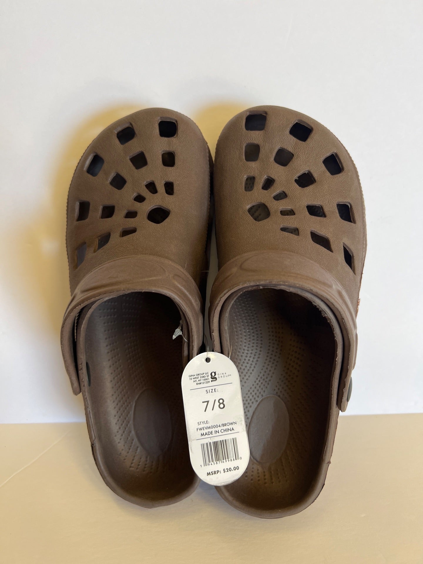 Foamwalk clogs - Brown - Size 7/8 (Retail Price $20)