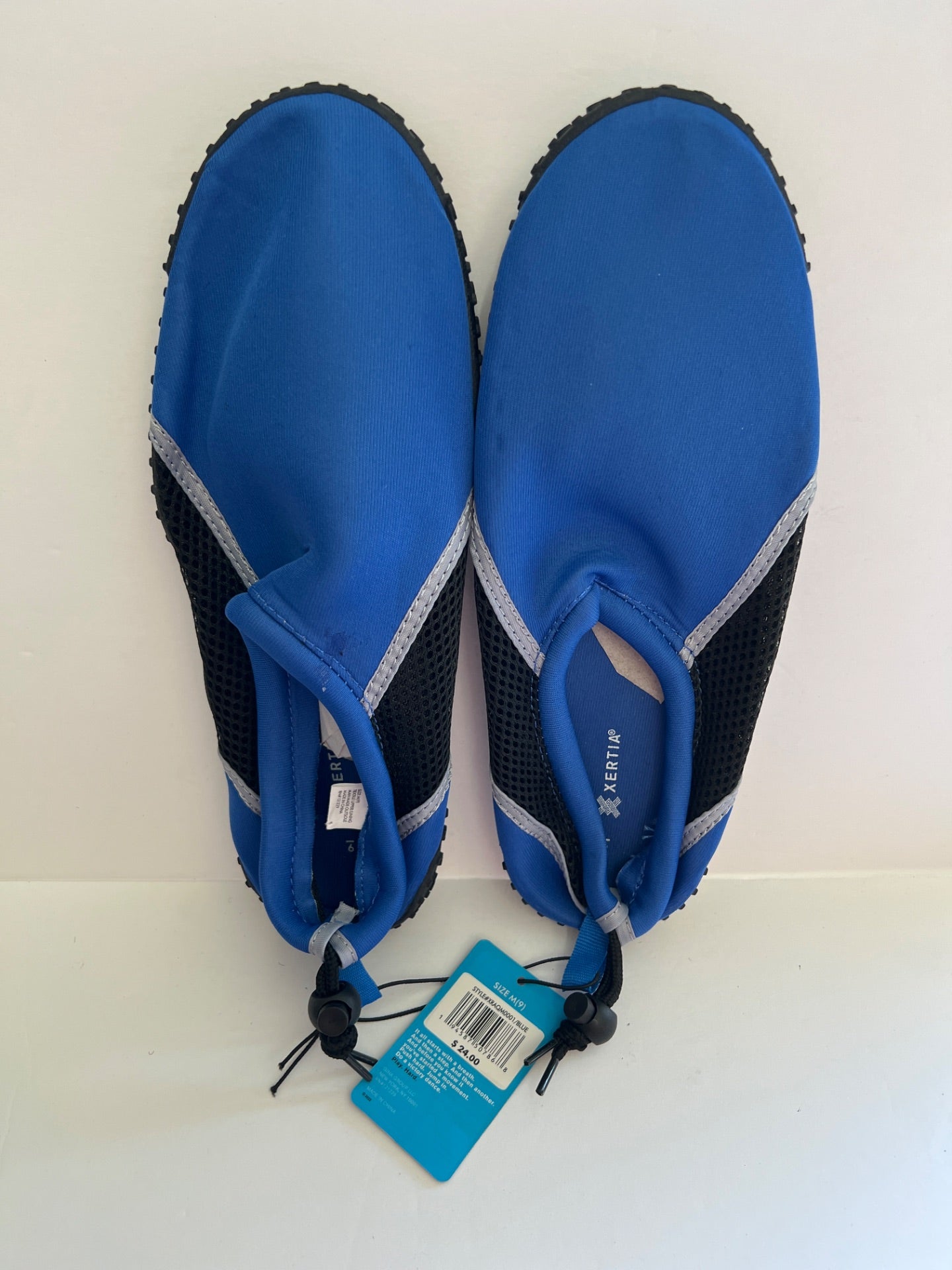 Aqua Shoes with Drawstring - Royal Blue - Size M (9) (Retail Price $24)