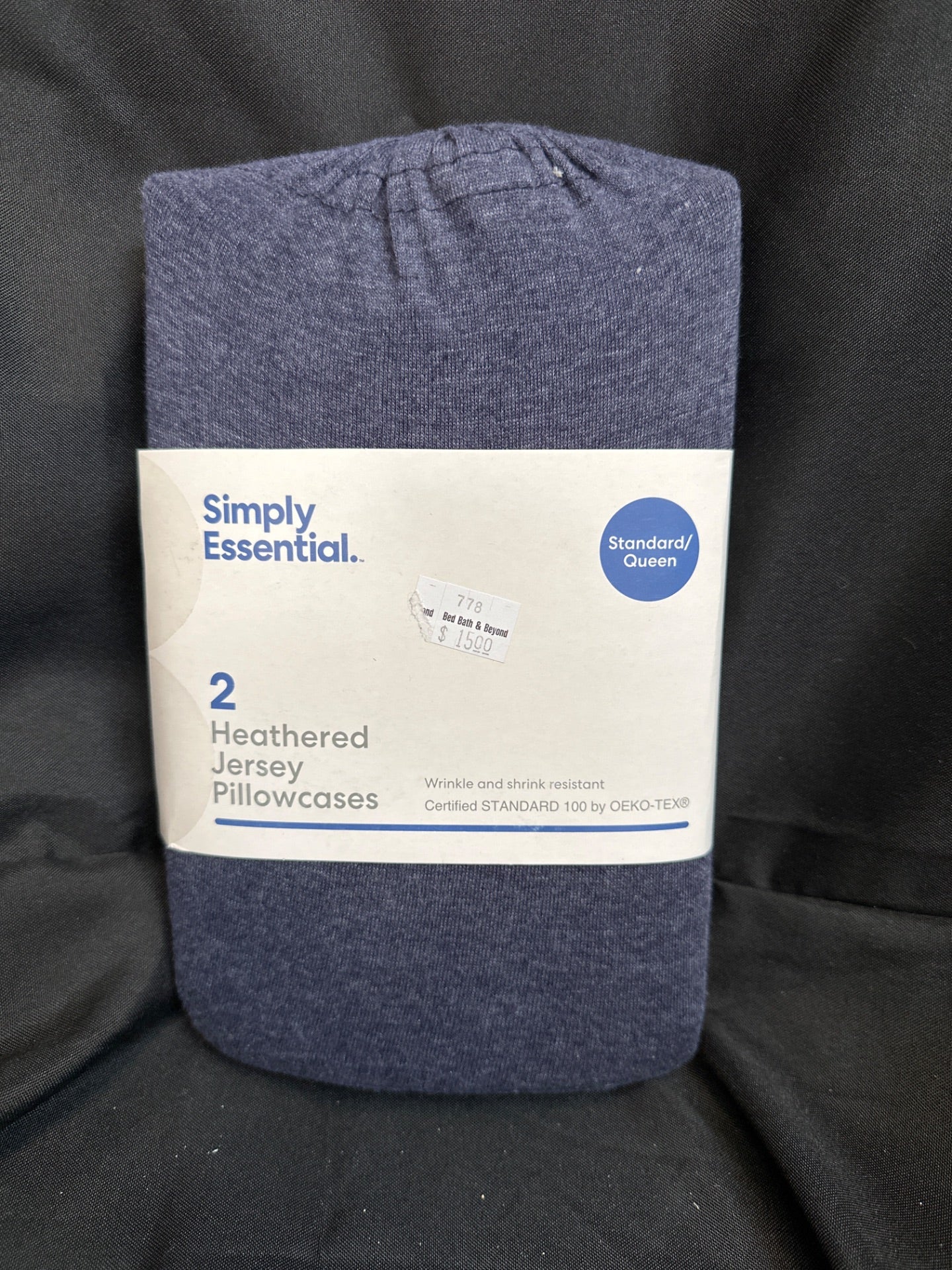 Simply Essential Jersey Standard/queen Pillowcases in Denim (Set of 2) (Retail Price $15)