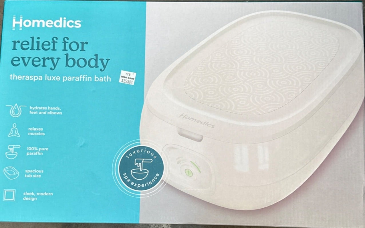 HoMedics Theraspa Luxe Hand & Foot Paraffin Bath (Retail Price $89.99)