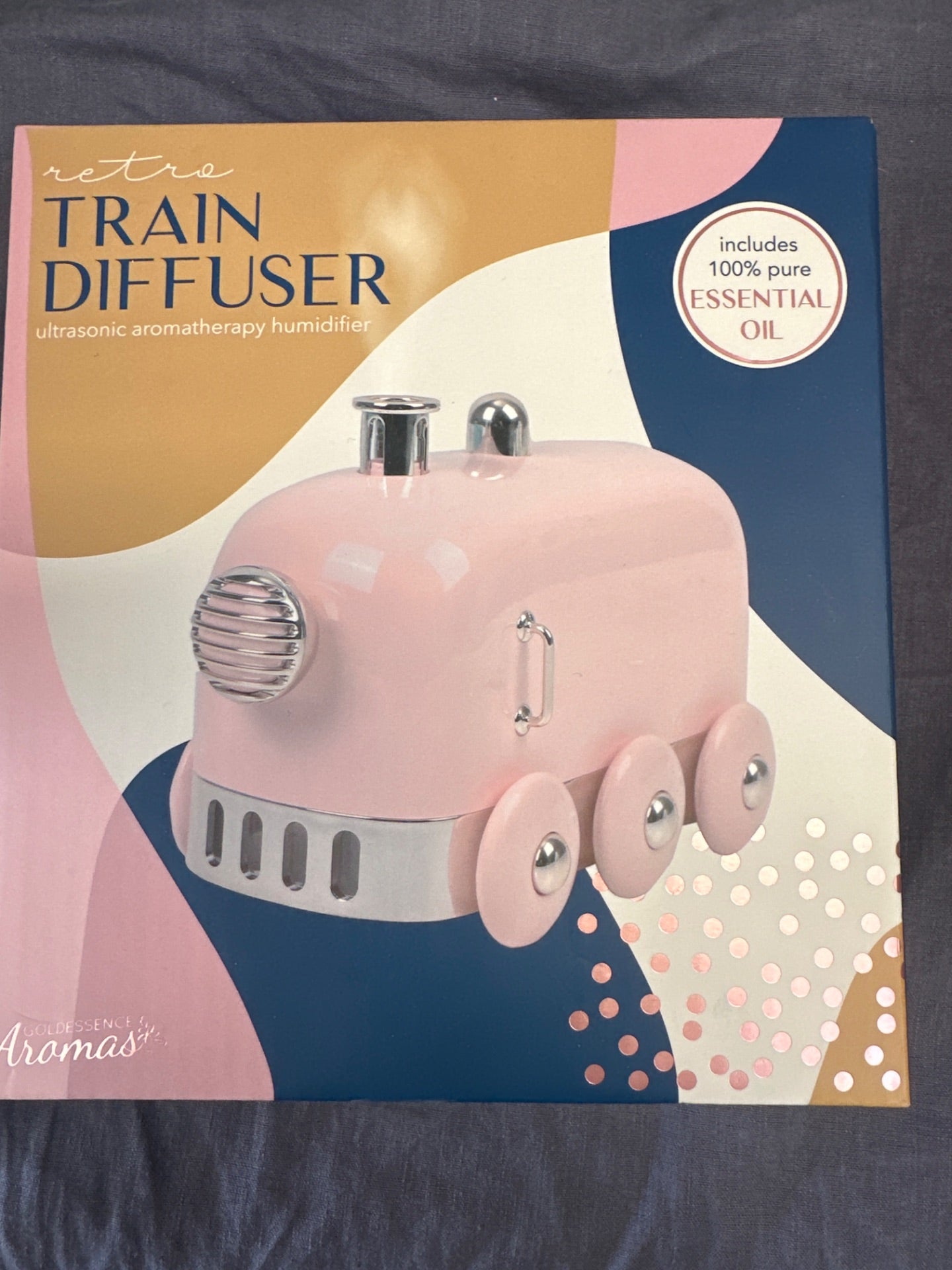 Retro Train Diffuser (Pink and Green Available) (Retail Price $39.99)