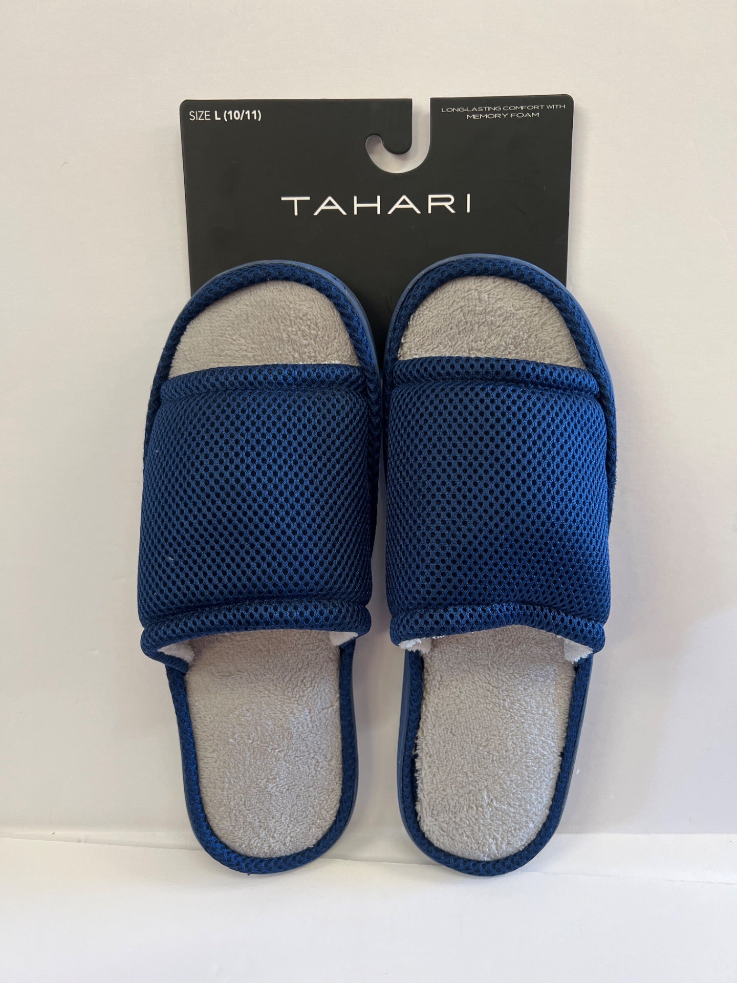 Tahari Memory Foam Slippers - Color: Nave,  Size L (10/11) (Retail Price $32)