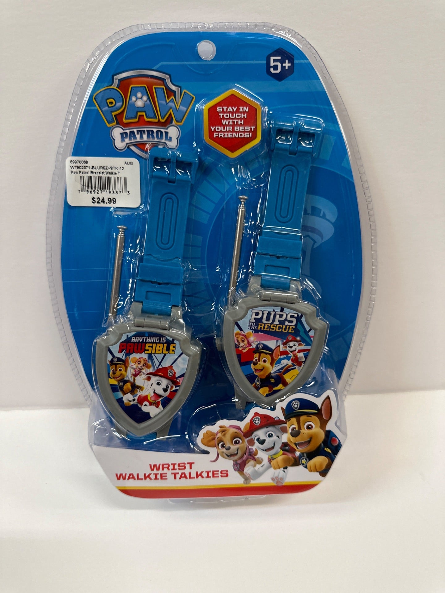 Paw Patrol Wrist Walkie Talkies (Retail Price $24.99)