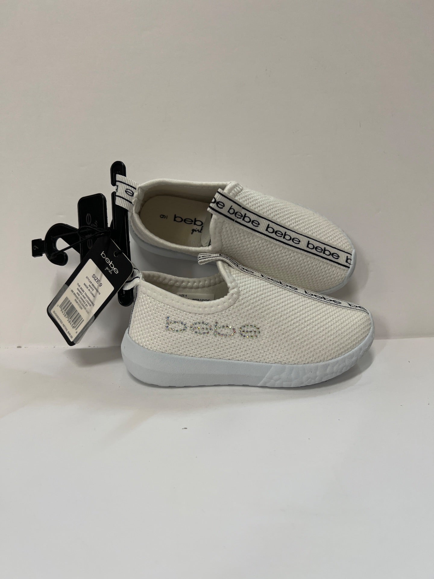 Bebe White Sneaker - Girls - Size 9 (Retail Price $48)