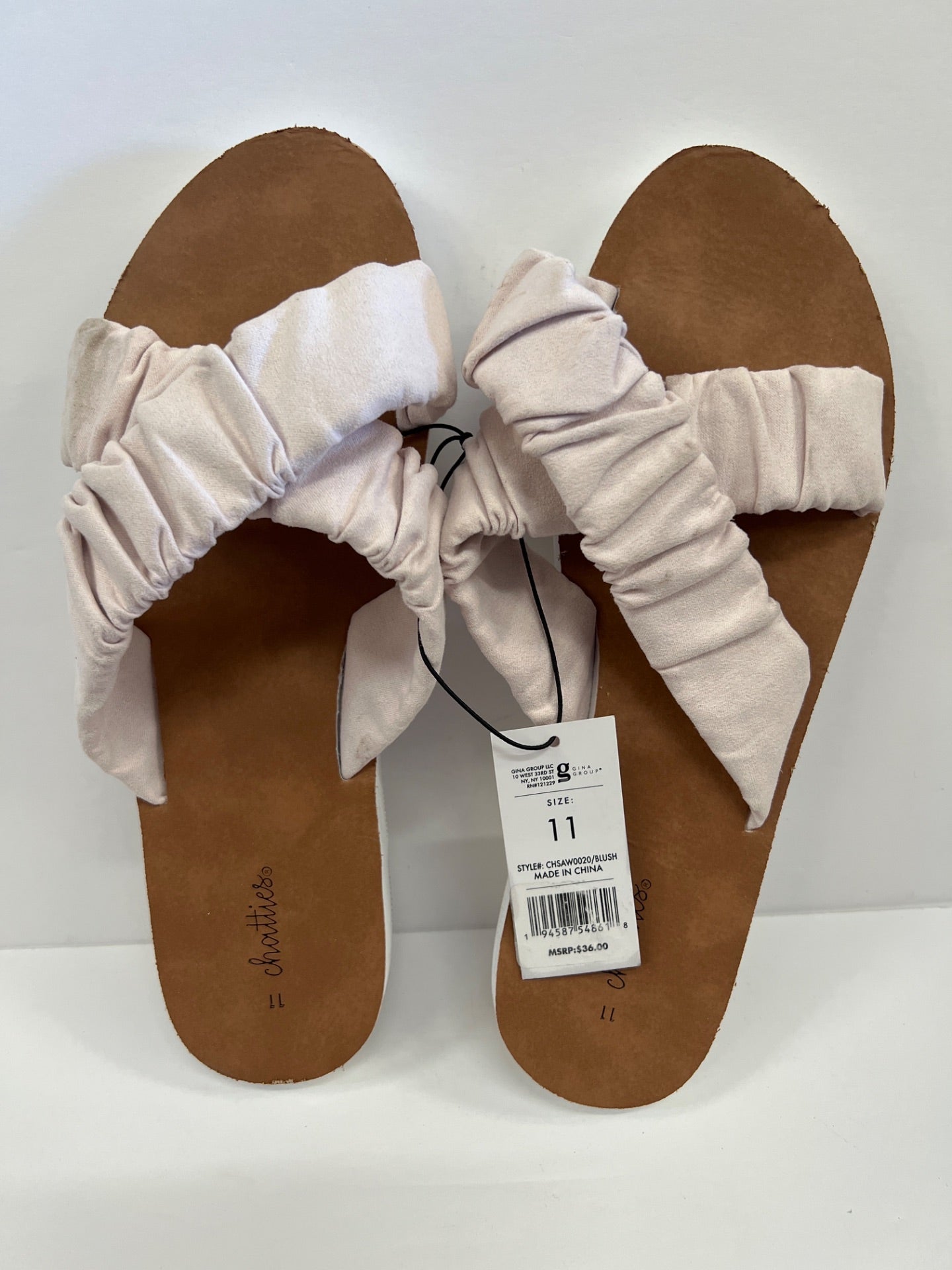 Chatties Slide Sandals - Blush Pink - Size 11 (Retail Price $36)