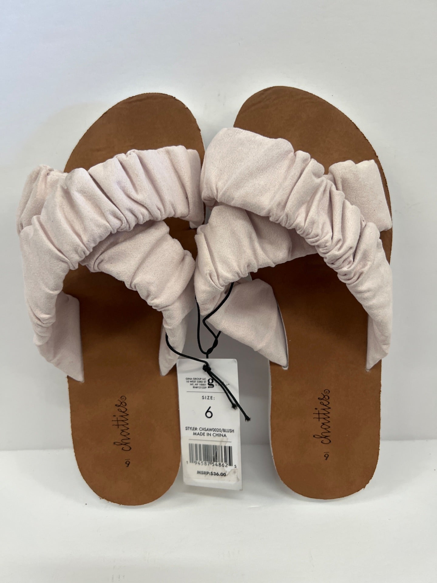 Chatties Slide Sandals - Blush Pink - Size 6 (Retail Price $36)