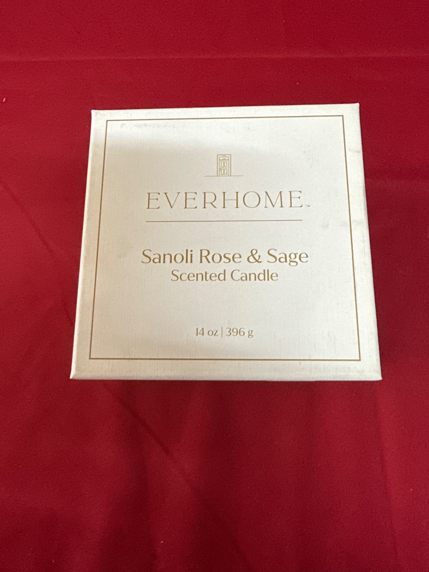 Everhome Sanoli Rose & Sage 14 Oz. 3-Wick Boxed Candle (Retail Price $20)