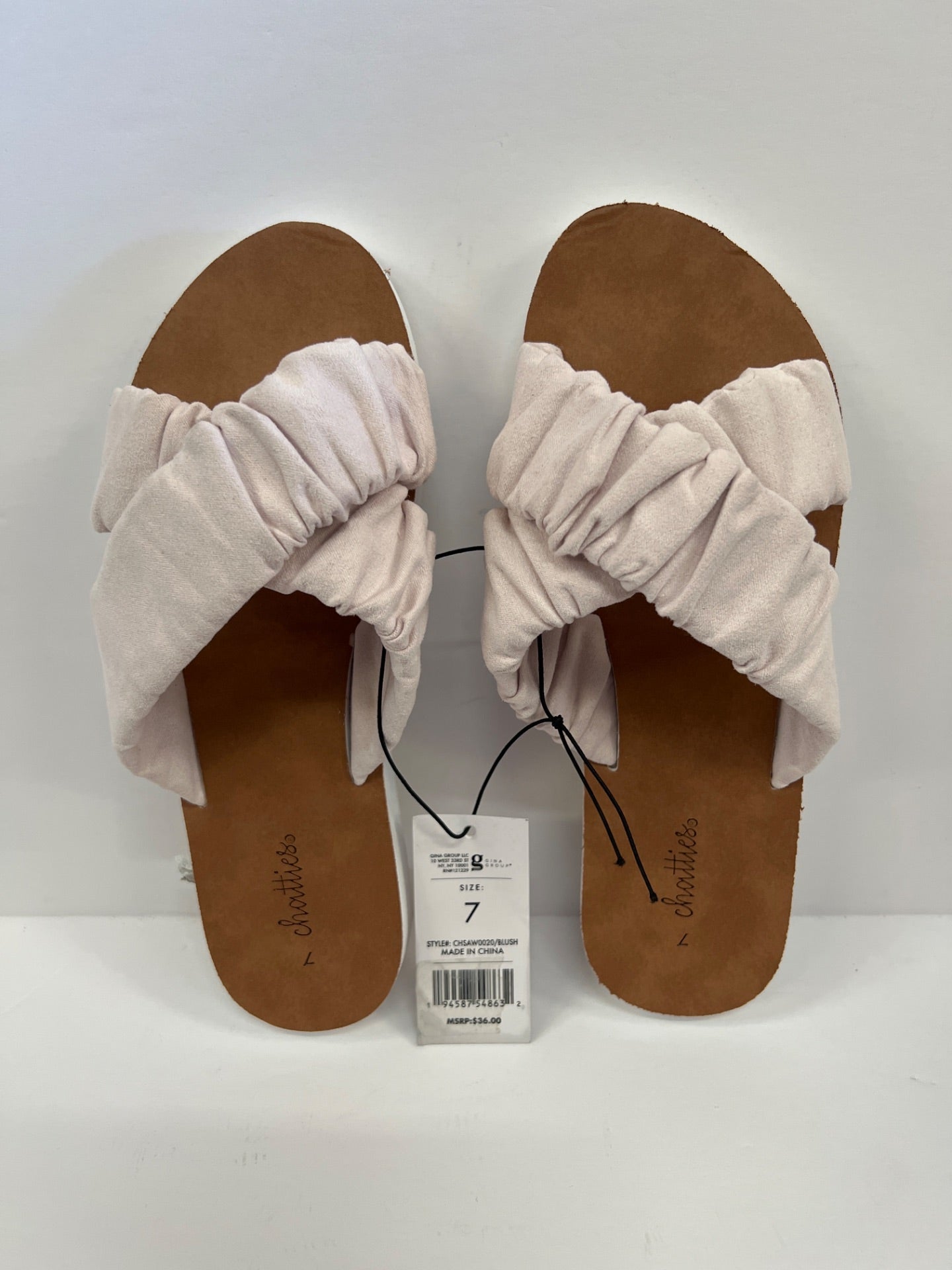 Chatties Slide Sandals - Blush Pink - Size 7 (Retail Price $36)